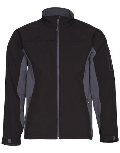 Picture of Winning Spirit, Mens Contrast Softshell Jacket